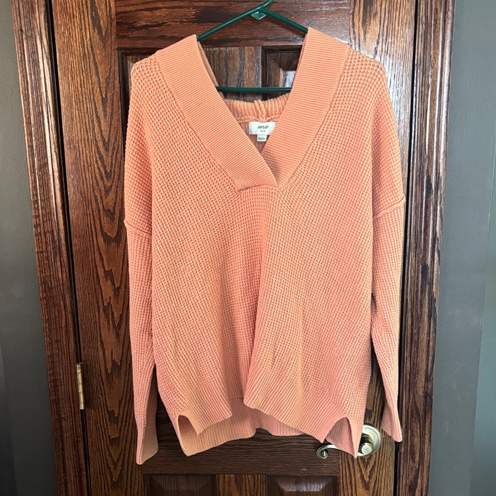 aerie — CozyUp Waffle Hoodie